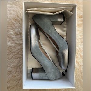 NIB Anthropologie Lenora Rita Suede Heels 38
